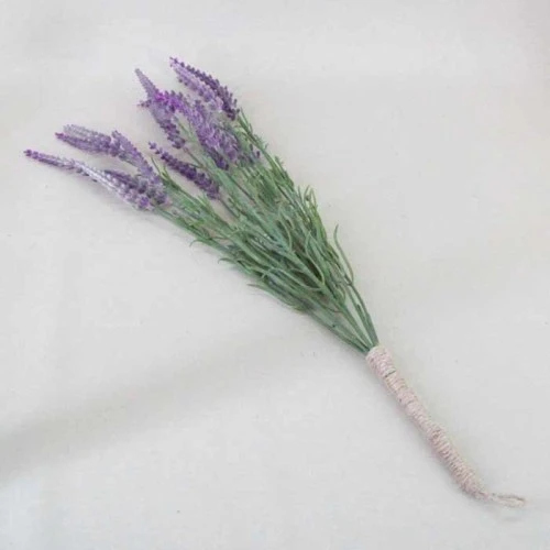 Artificial Lavender Bundle with Rope Hanger 48cm - L042 JJ2