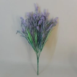 Artificial Lavender Plant Lavender Purple 39cm - L011 H2
