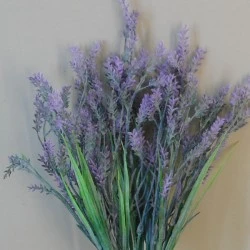 Artificial Lavender Plant Lavender Purple 39cm - L011 H2
