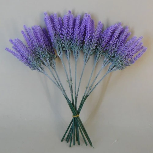 Artificial Sussex Lavender 10 Pack 35cm - L026 Q3