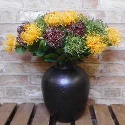 Artificial Leucospermum Protea Green 45cm - L031 P1