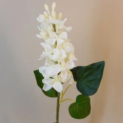 Short Stem Artificial Lilac Blossom Cream 44cm - L022 I2