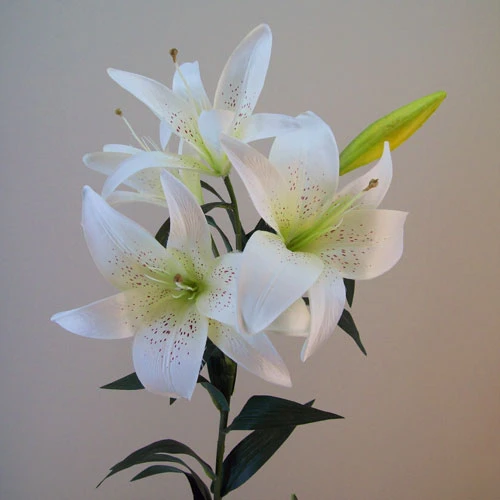 Artificial King Lily Cream - L136 EE1