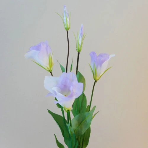 Artificial Lisianthus Lavender Purple 80cm - L017A E3