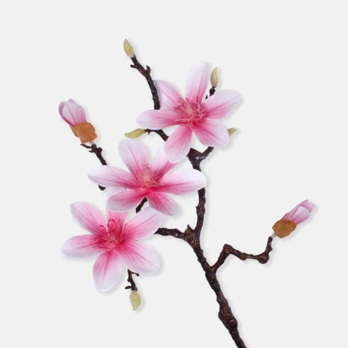 Artificial Magnolias Branch Pink 61cm - M093 R4
