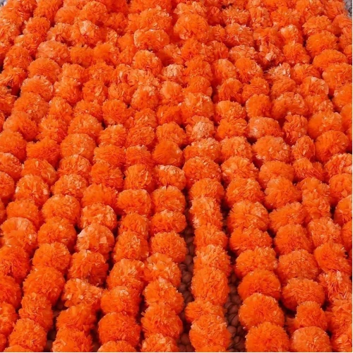 Artificial Marigold Garland Orange 75cm - MAR002