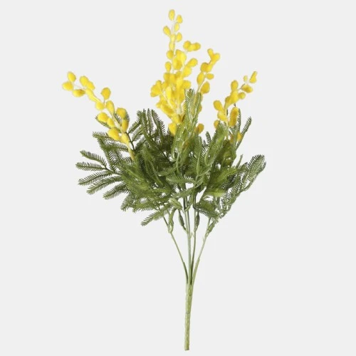 Artificial Mimosa Plants Yellow 35cm - M097 I2