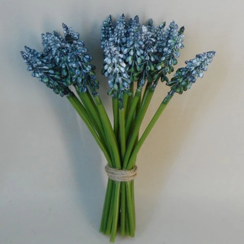 Artificial Muscari | Grape Hyacinth Blue 25cm - M058 J3
