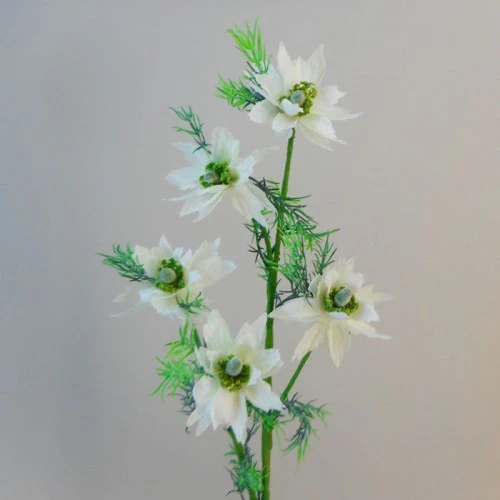 Artificial Nigella Love in the Mist Cream 61cm - N017 EE3