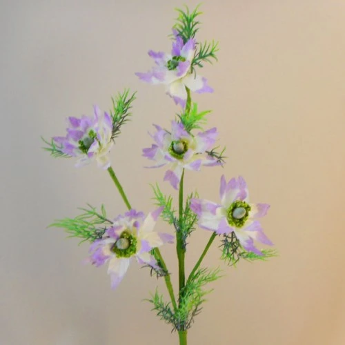 Artificial Nigella Love in the Mist Lilac 61cm - N016 FF3