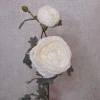 Artificial Peony Flowers Cream 72cm - P133 KK4
