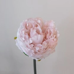 Artificial Peony Blush Pink Short Stem 35cm - P225 S3