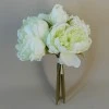 Artificial Peony Posy Pale Green 28cm - P199 N1