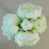 Artificial Peony Posy Pale Green 28cm - P199 N1