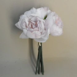Artificial Peony Posy Nude 28cm - P229 K2