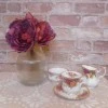 Antique Peony Posy Burgundy 28cm | Faux Dried Flowers - P090 GG1