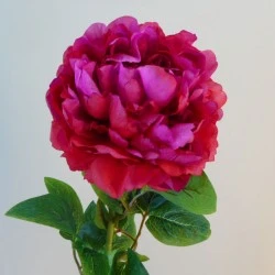 Large Artificial Peony Hot Pink - P302 R2