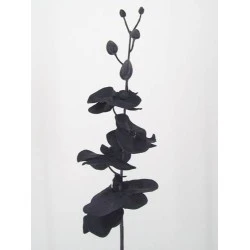 Artificial Phalaenopsis Orchid Black 90cm - J004 I4