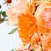 Artificial Icelandic Poppy Orange 70cm - P132 K2