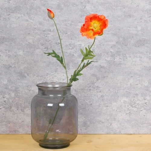 Artificial Icelandic Poppy Orange 72cm - P157 R3