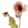 Antique Ruffled Poppy Dusky Pink 75cm | Faux Dried Flowers - P048 K3