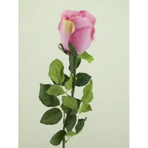 Prize Rose Bud Mid Pink 62cm - R156B L3