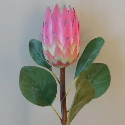 Artificial King Protea Pink 65cm - P085 J3