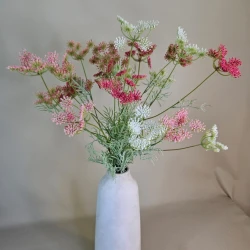 Faux Queen Anne's Lace Hot Pink 80cm - Q007