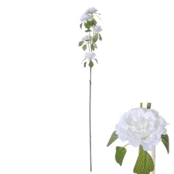 Artificial Ranunculus Spray White 70cm - R261 LL3