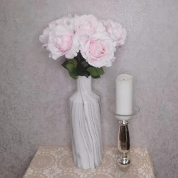 Luna Artificial Rose Pale Pink 64cm - R935 O4