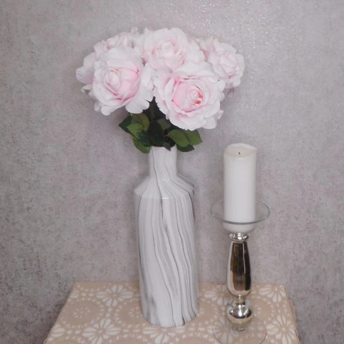 Luna Artificial Rose Pale Pink 64cm - R935 O4