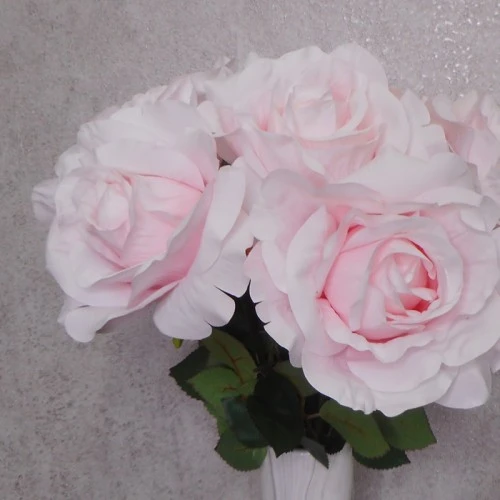 Luna Artificial Rose Pale Pink 64cm - R935 O4