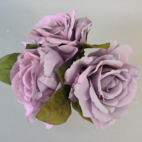 Artificial English Roses Bundle Amnesia Lilac 24cm - R956 S4