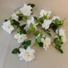 Artificial Flowers Garden Roses Garland Cream 180cm - R892 L3