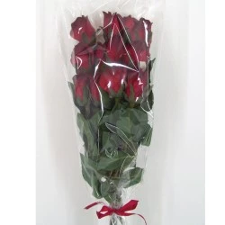 Silk Roses Bouquet Red 50cm - R010 P4