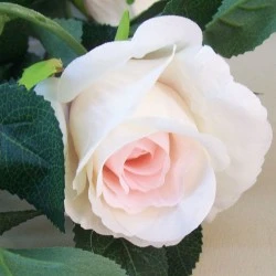 Artificial Roses Garland Cream Pink 180cm - R852 LL1