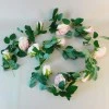 Artificial Roses Garland Light Pink 175cm - R289 L1