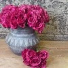 Artificial Roses Bunch Hot Pink 26cm - R120 HH1