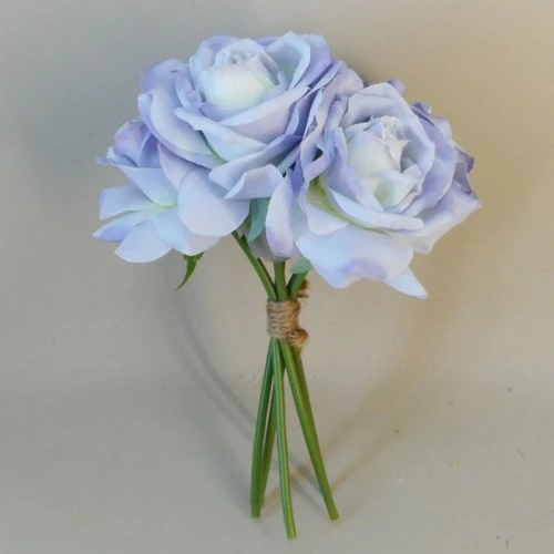 Artificial Roses Bunch Hyacinth Blue 27cm - R367 T3