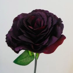 Artificial Roses Burgundy 46cm - R458 P1