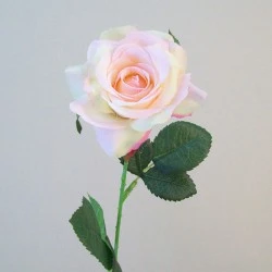 Artificial Roses Pale Pink 'Secret Love' 42cm - R728 O3