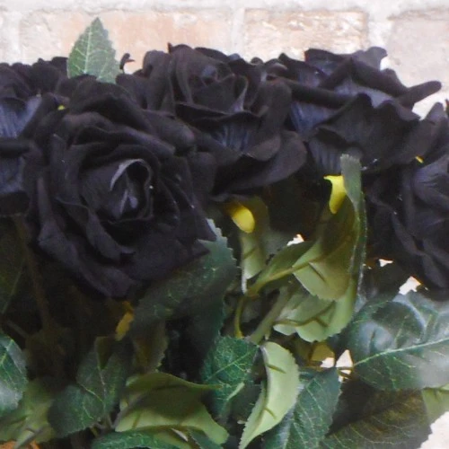 Black Velvet Rose 47cm - R319