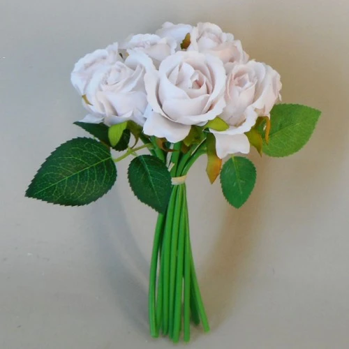Artificial Rose Bud Posy Nude 26cm - R692 O4