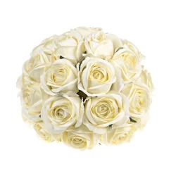 Rose Centerpiece Cream 28cm - R079 AA3