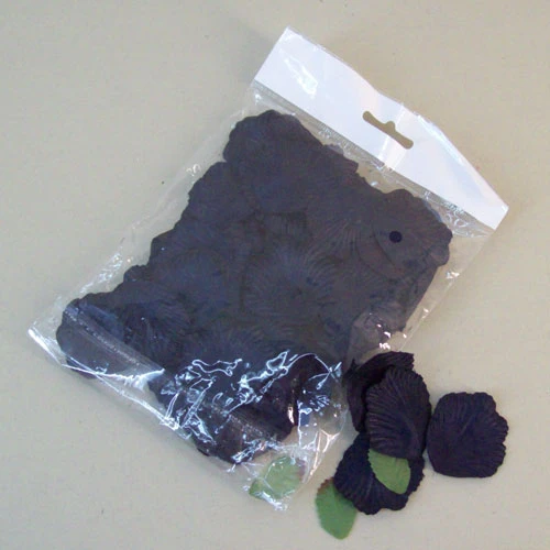 Fabric Rose Petals Navy Blue 100 Petals - R626