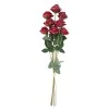 Antique Rose Bundle Red 72cm | Faux Dried Flowers - R415 U1