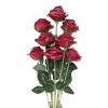 Antique Rose Bundle Red 72cm | Faux Dried Flowers - R415 U1