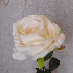 Fleur Artificial Rose Cream 63cm - R622 J4