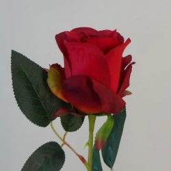 Harrow Artificial Rose Buds Red 52cm - R166 O2
