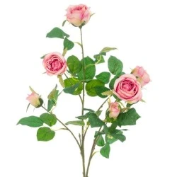 Juliet Roses Spray Pink 70cm - R430 P4